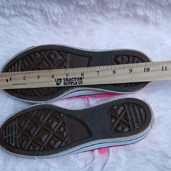 Converse All Star Neon Pink Casual Streetwear Canvas Sneakers - Picture 12 of 12